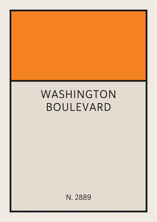 Personalised Monopoly Street Sign Poster