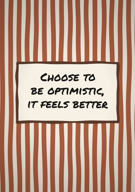 Personalised Retro Stripes Quote Message Poster