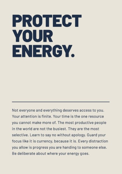 Motivational poster featuring bold typography in black and white, ideal for home decor and inspiration.