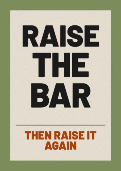 Motivational quotes poster featuring bold typography and a minimalist design in soothing colors.