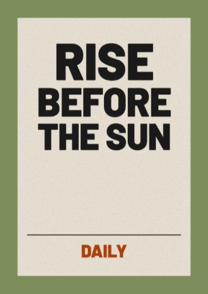 Motivational quotes poster featuring bold typography and earthy colors, designed to inspire and energize any