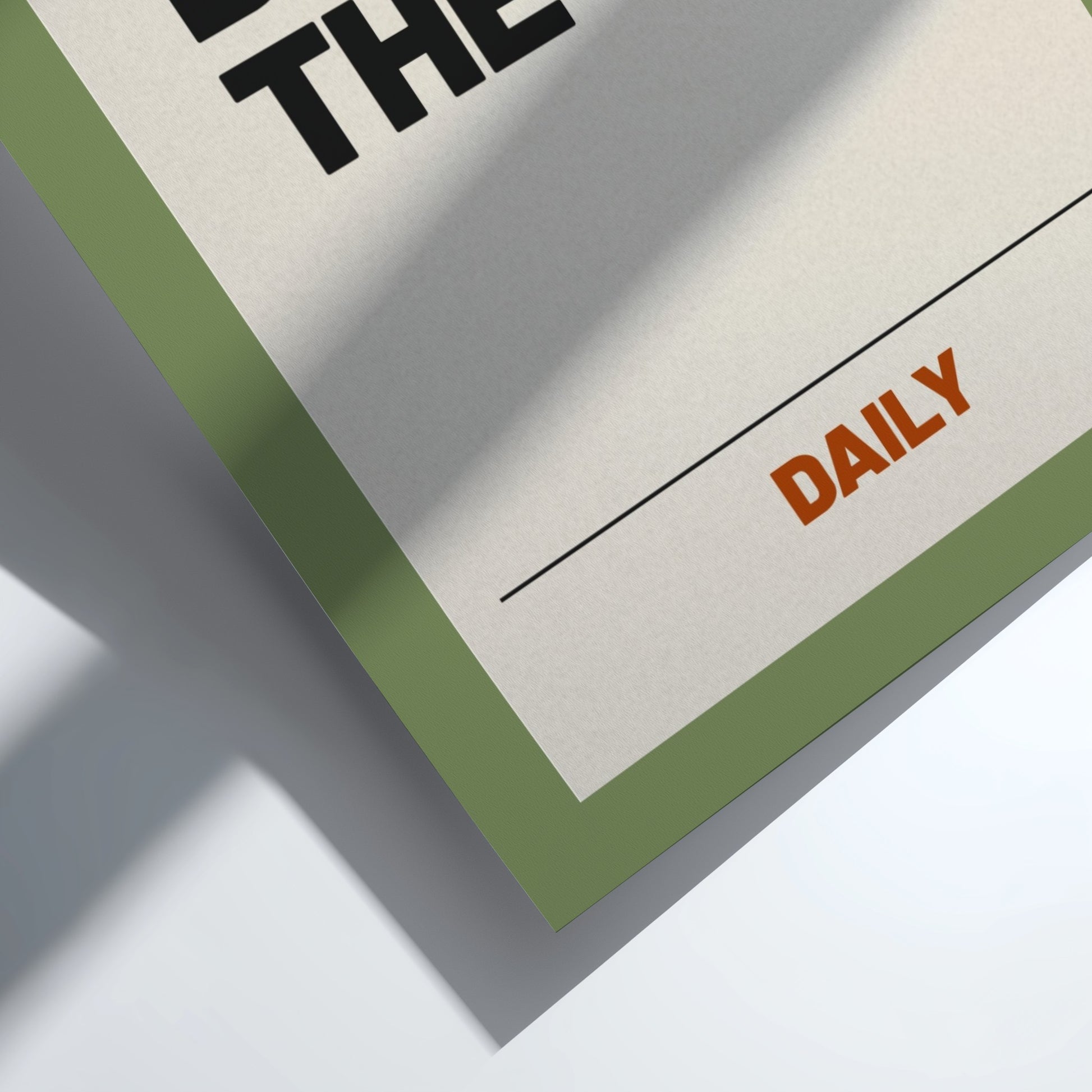 Motivational quotes poster featuring bold typography and earthy colors, designed to inspire and energize any