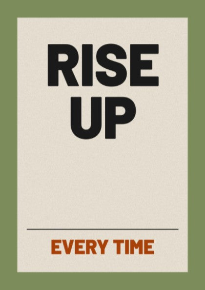Motivational quotes poster featuring bold typography in earthy colors, perfect for home decor and inspiration.