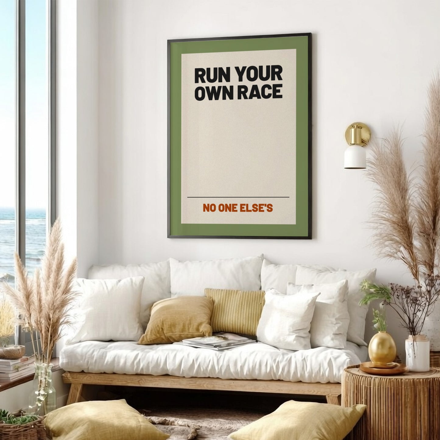 Motivational quotes poster featuring bold typography on a neutral background, inspiring personal growth.