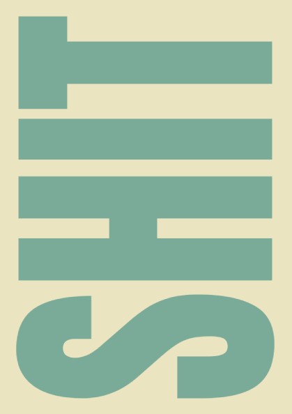 Sage green poster featuring bold typography on a cream background, modern wall art for home decor