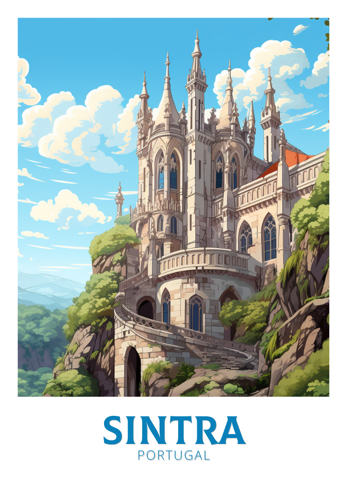 Europe SINTRA TRAVEL ARTWORK - PORTUGAL POSTER