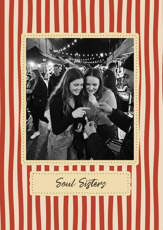 Personalised Soul Sisters - Best Friend Photo Poster