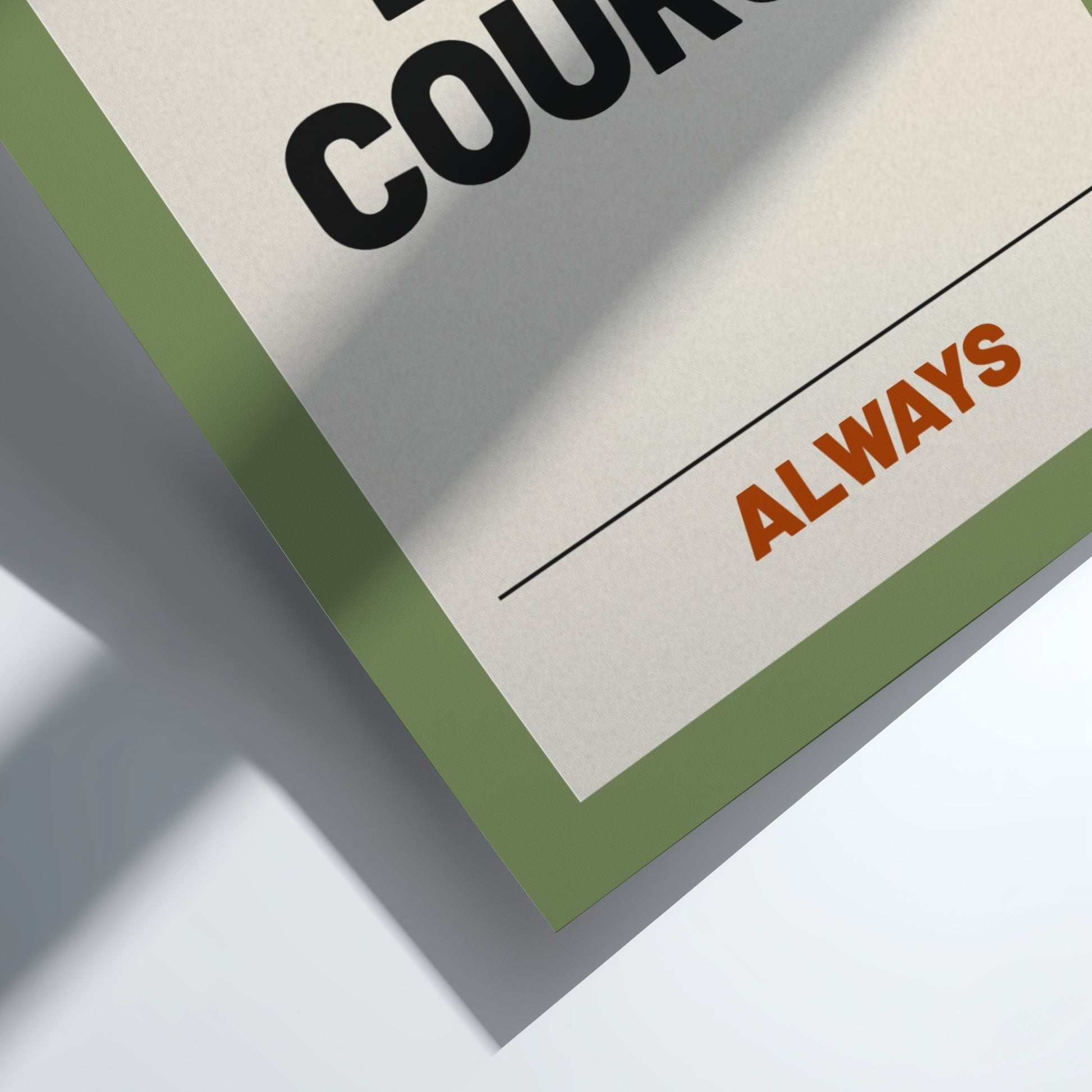 Motivational quotes poster featuring bold text and a soft color palette, ideal for inspirational wall decor.