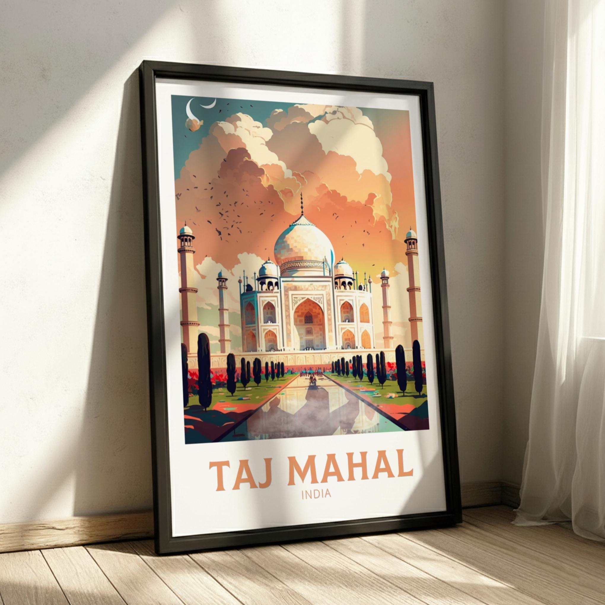 Asian TAJ MAHAL PRINT - INDIA ARTWORK