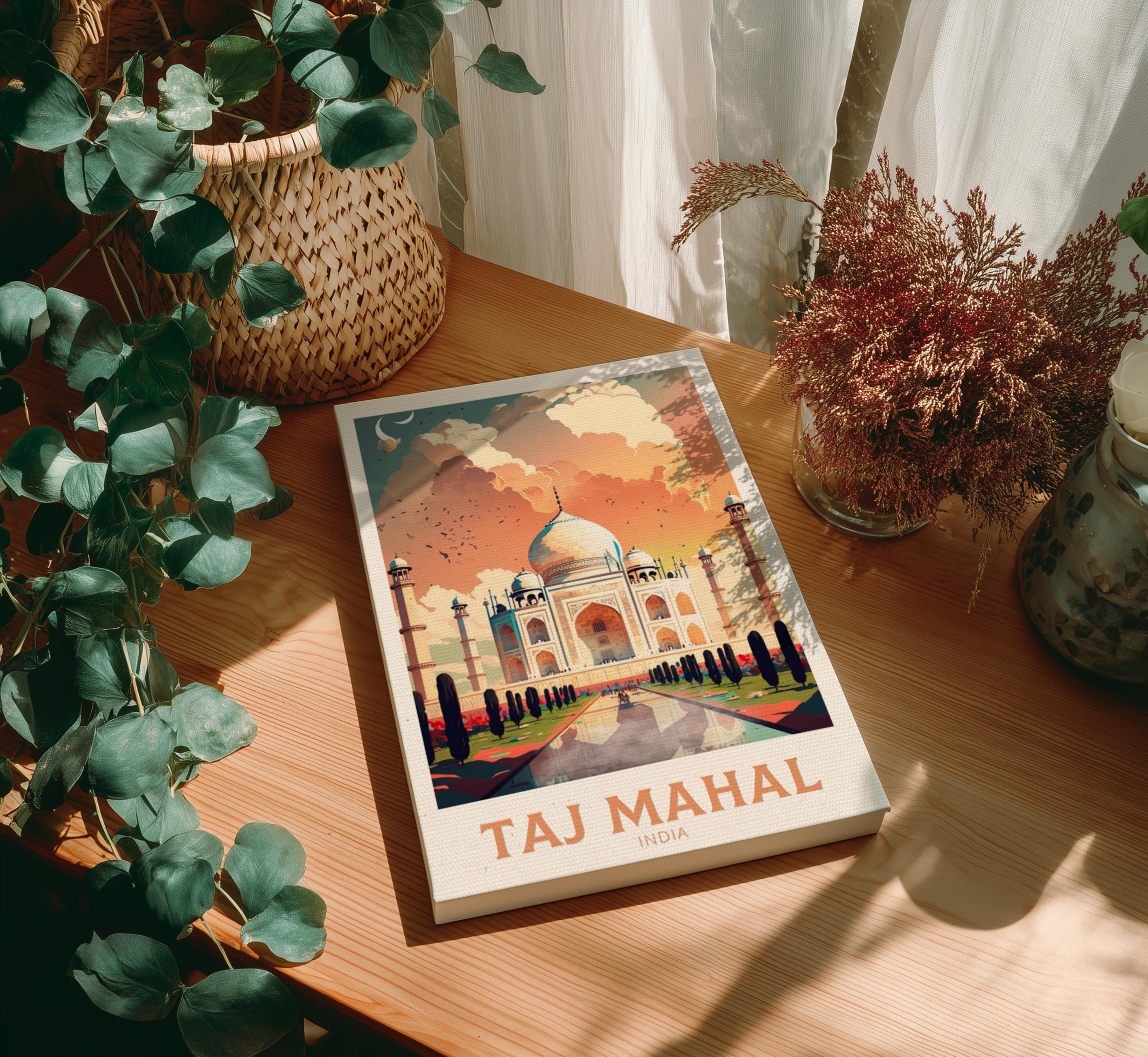 Asian TAJ MAHAL PRINT - INDIA ARTWORK