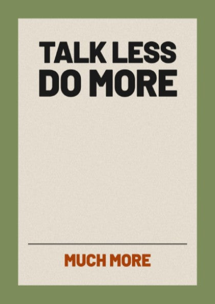 Motivational quotes poster featuring bold text and neutral colors, ideal for home decor.