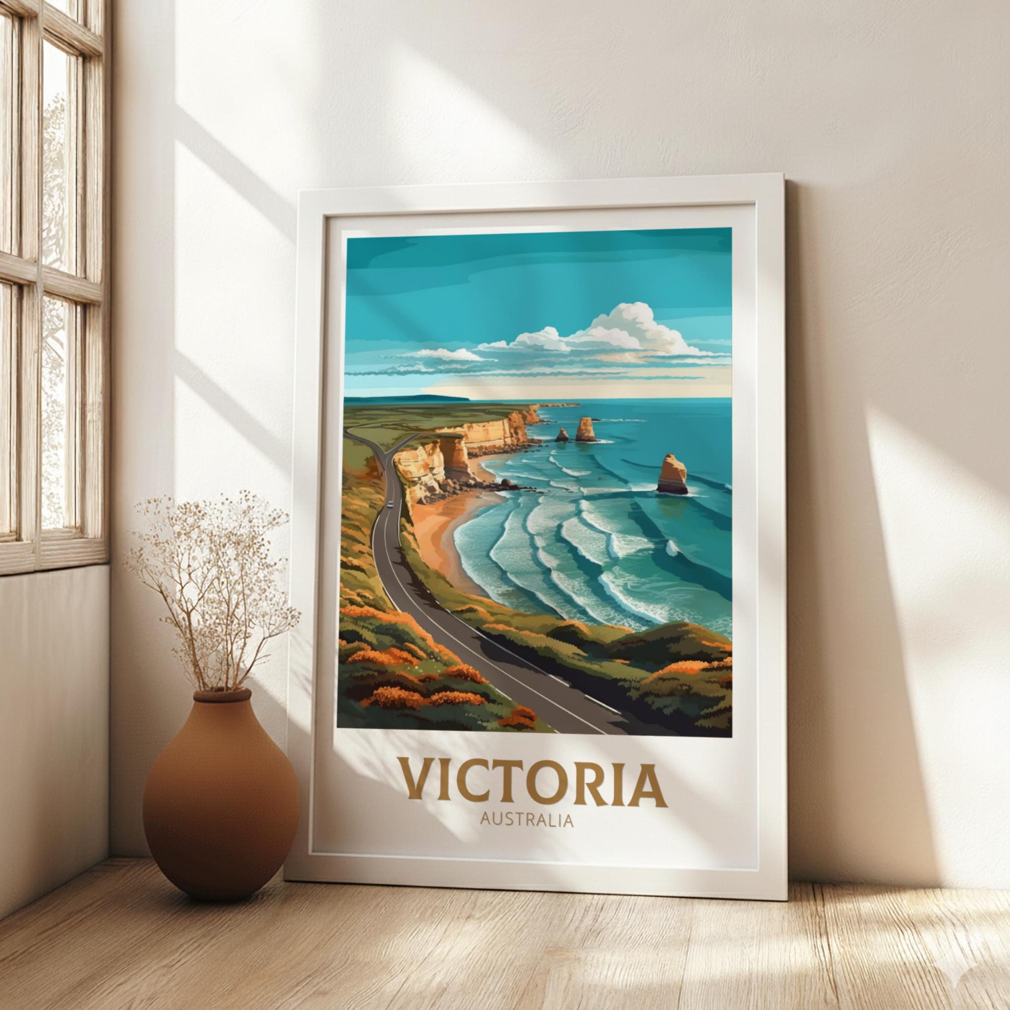 Australia VICTORIA TRAVEL ARTWORK - WALLART AUSTRALIA