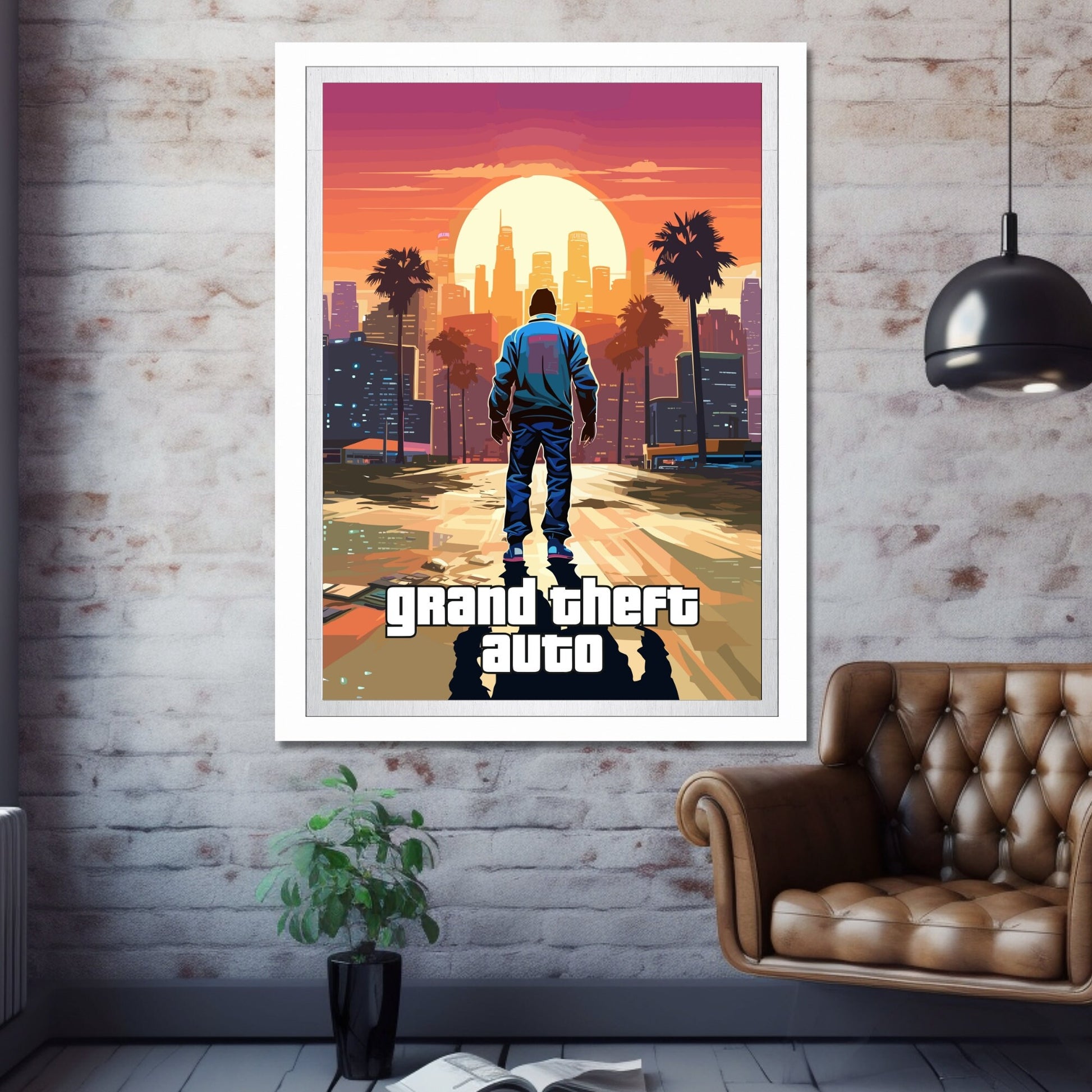 Grand theft auto poster