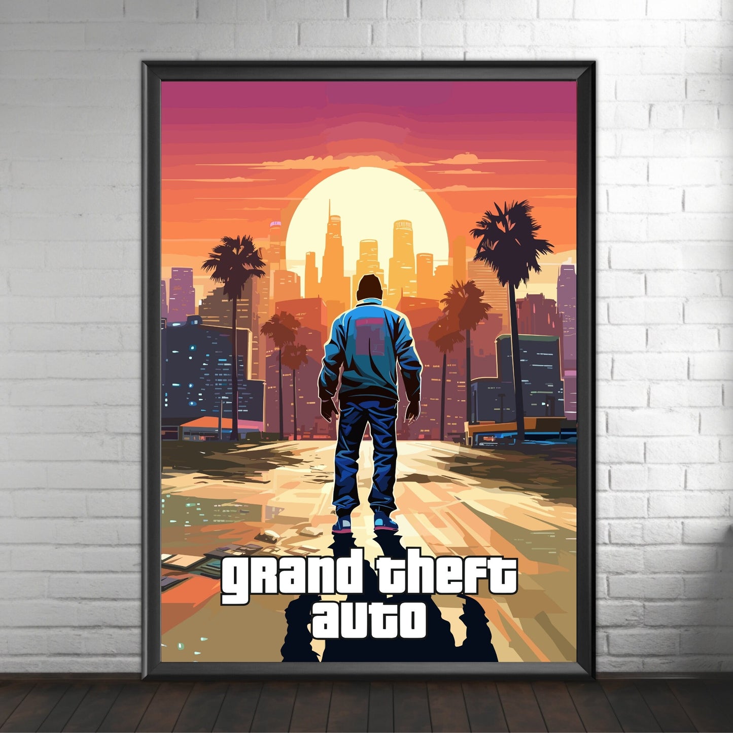 Grand theft auto poster