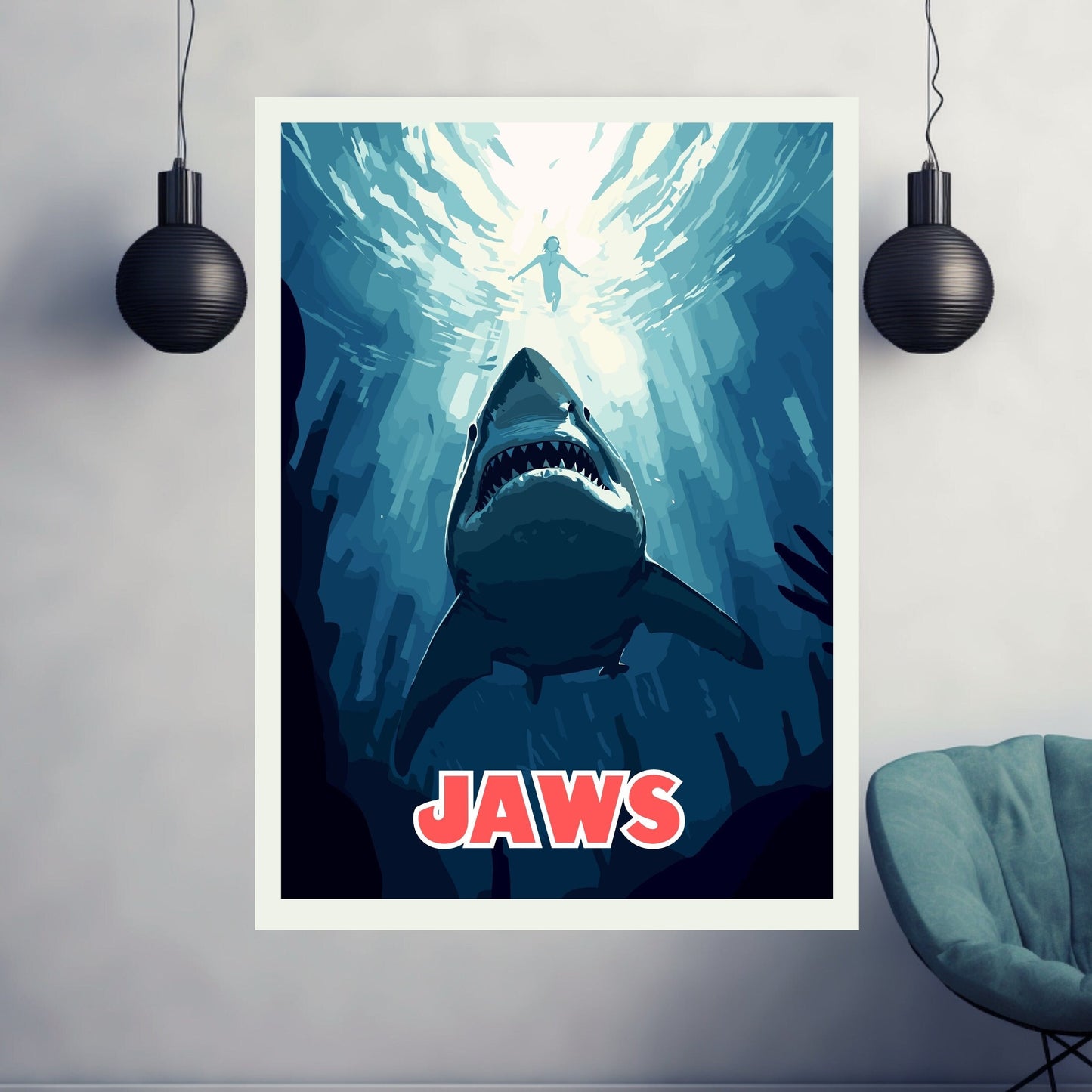 Jaws movie poster