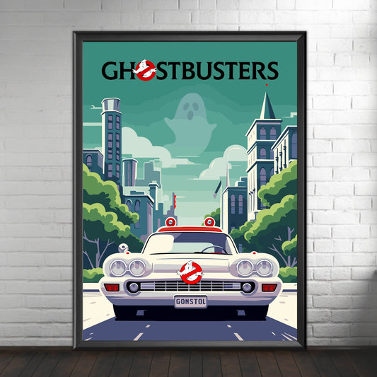 Ghostbusters poster, Ghostbusters print