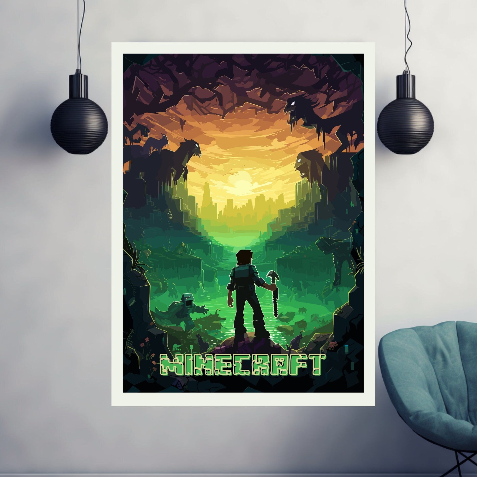 Minecraft poster