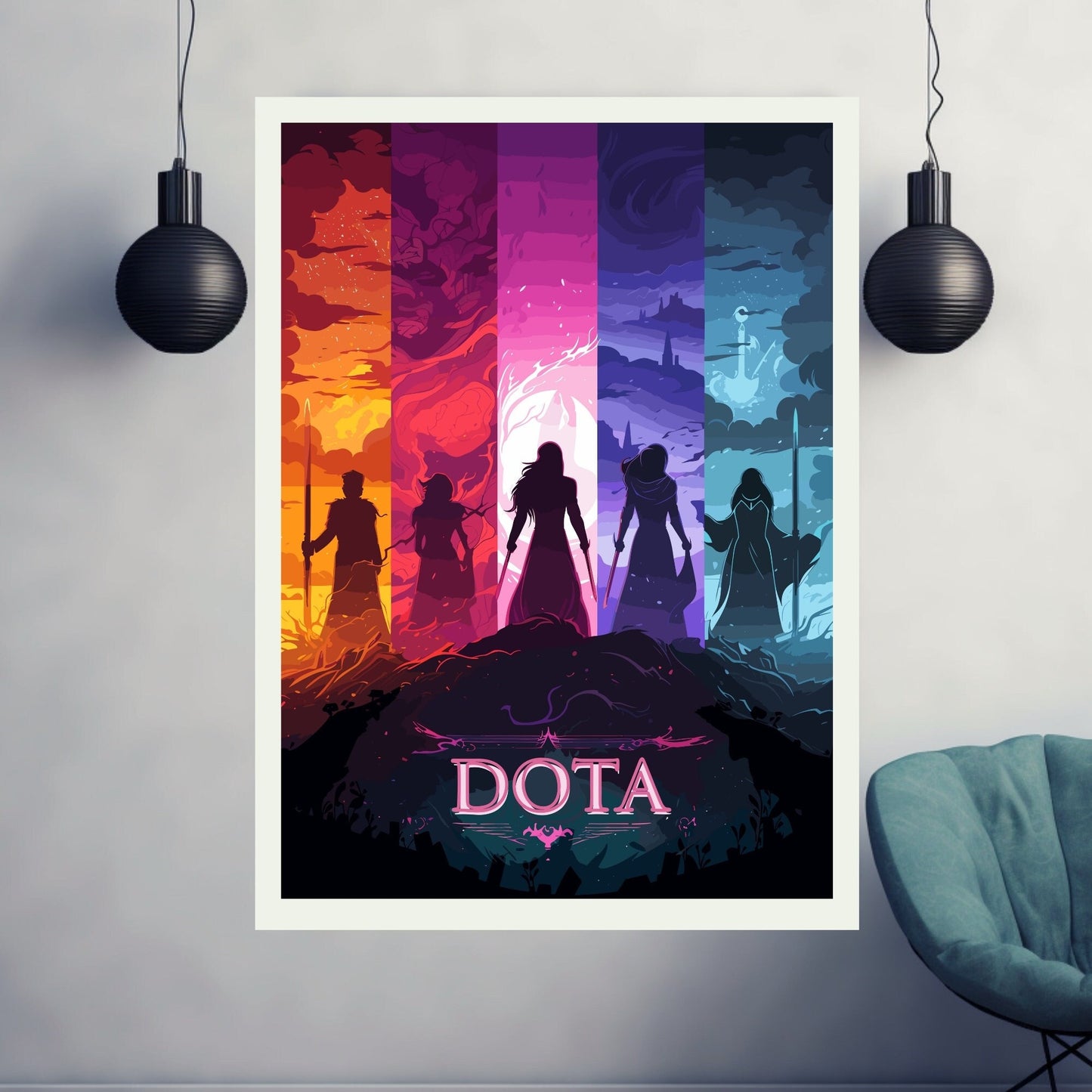 Dota poster print