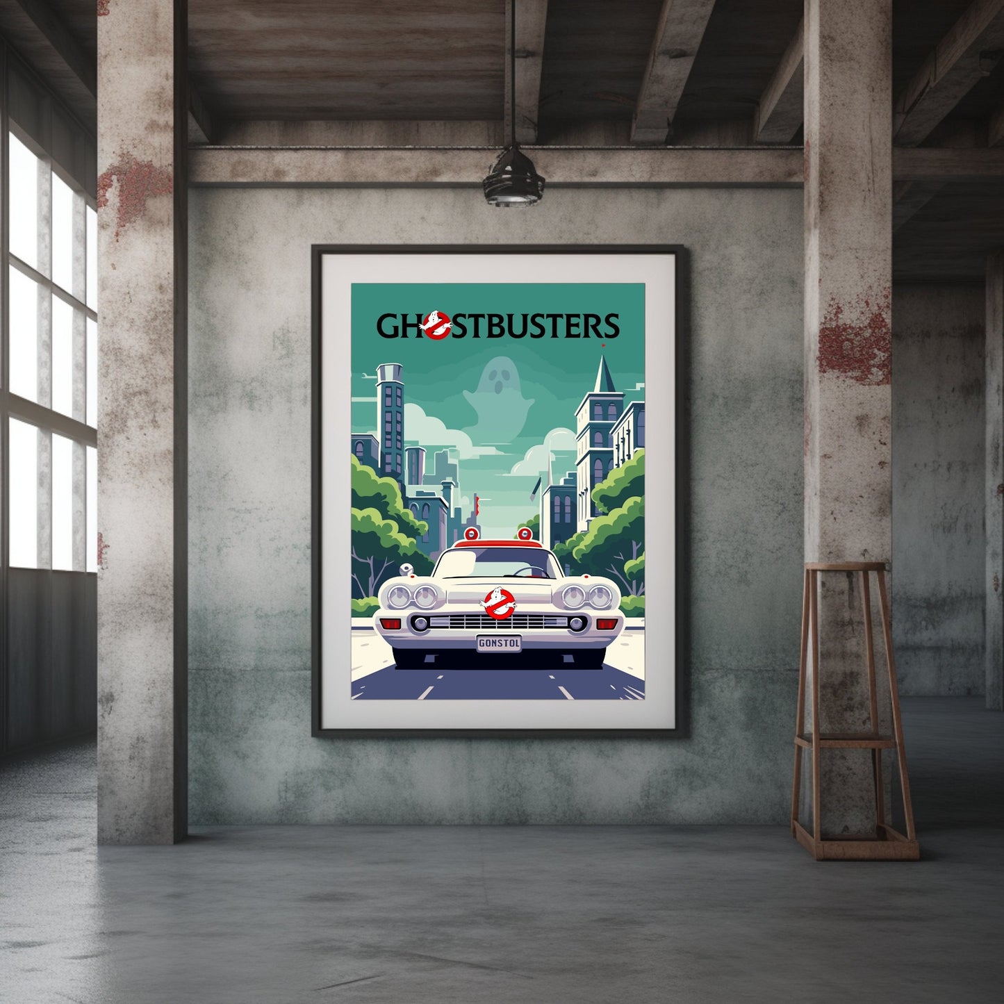 Ghostbusters poster, Ghostbusters print