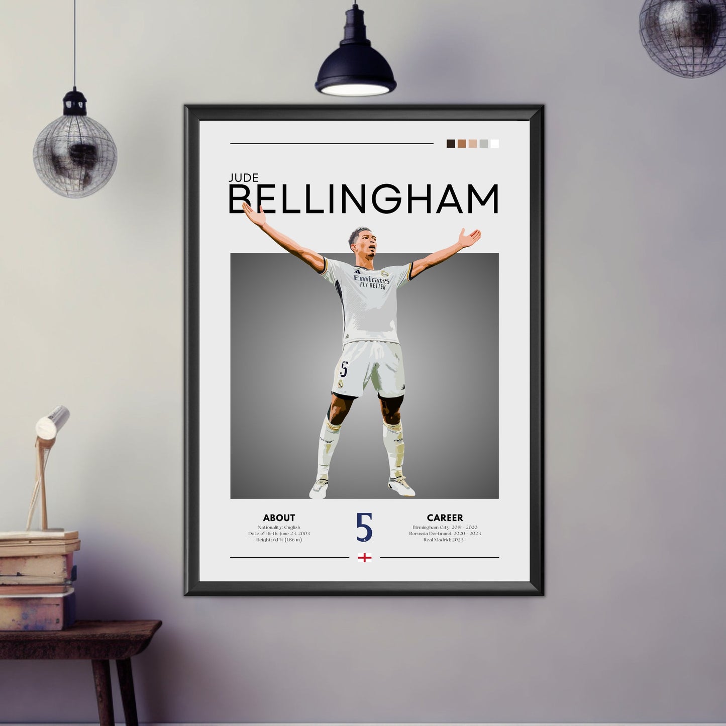 Jude Bellingham Real Madrid Poster