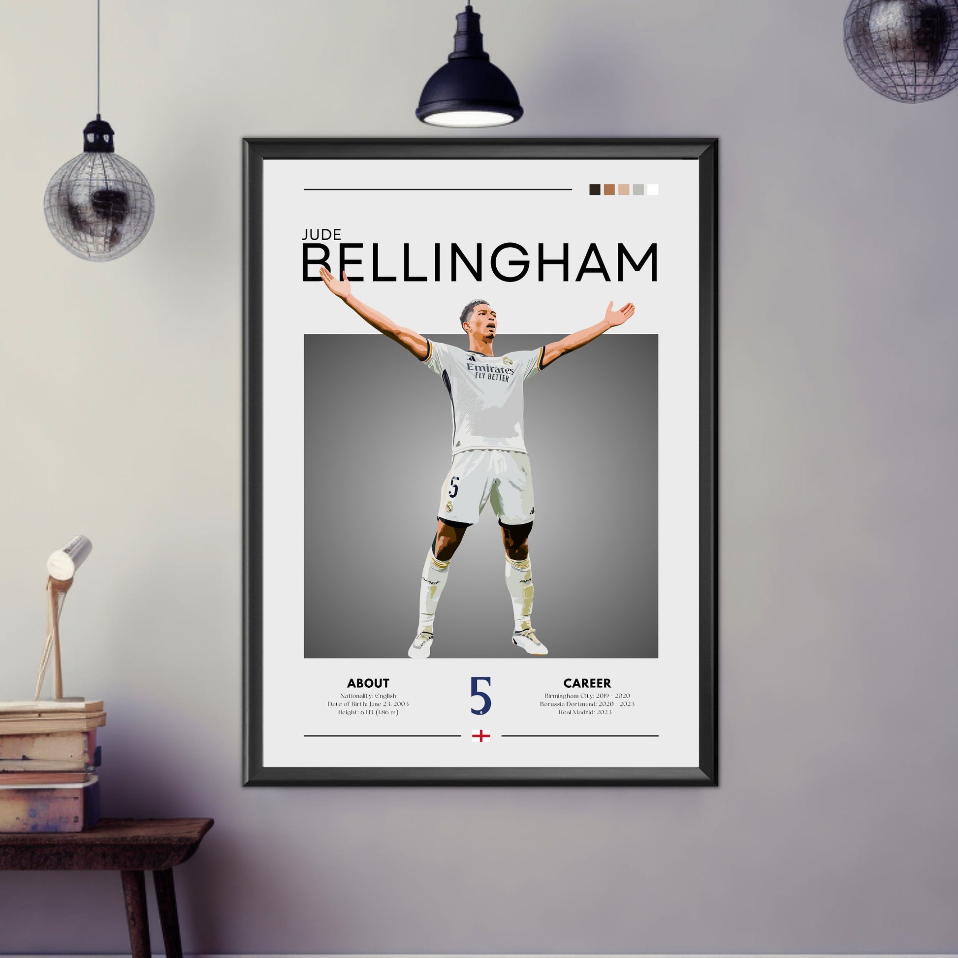 Jude Bellingham Real Madrid Poster