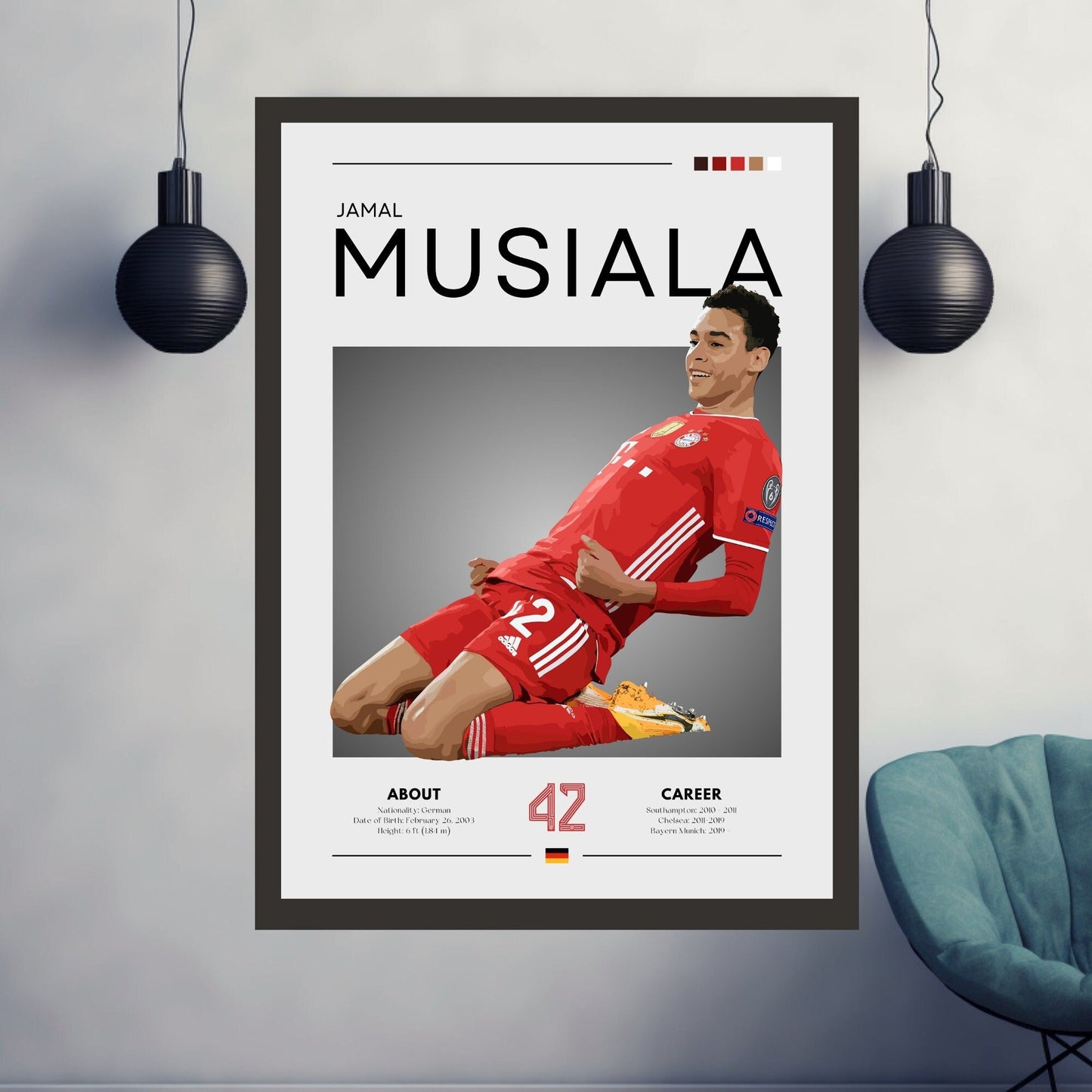 Jamal Musiala Poster