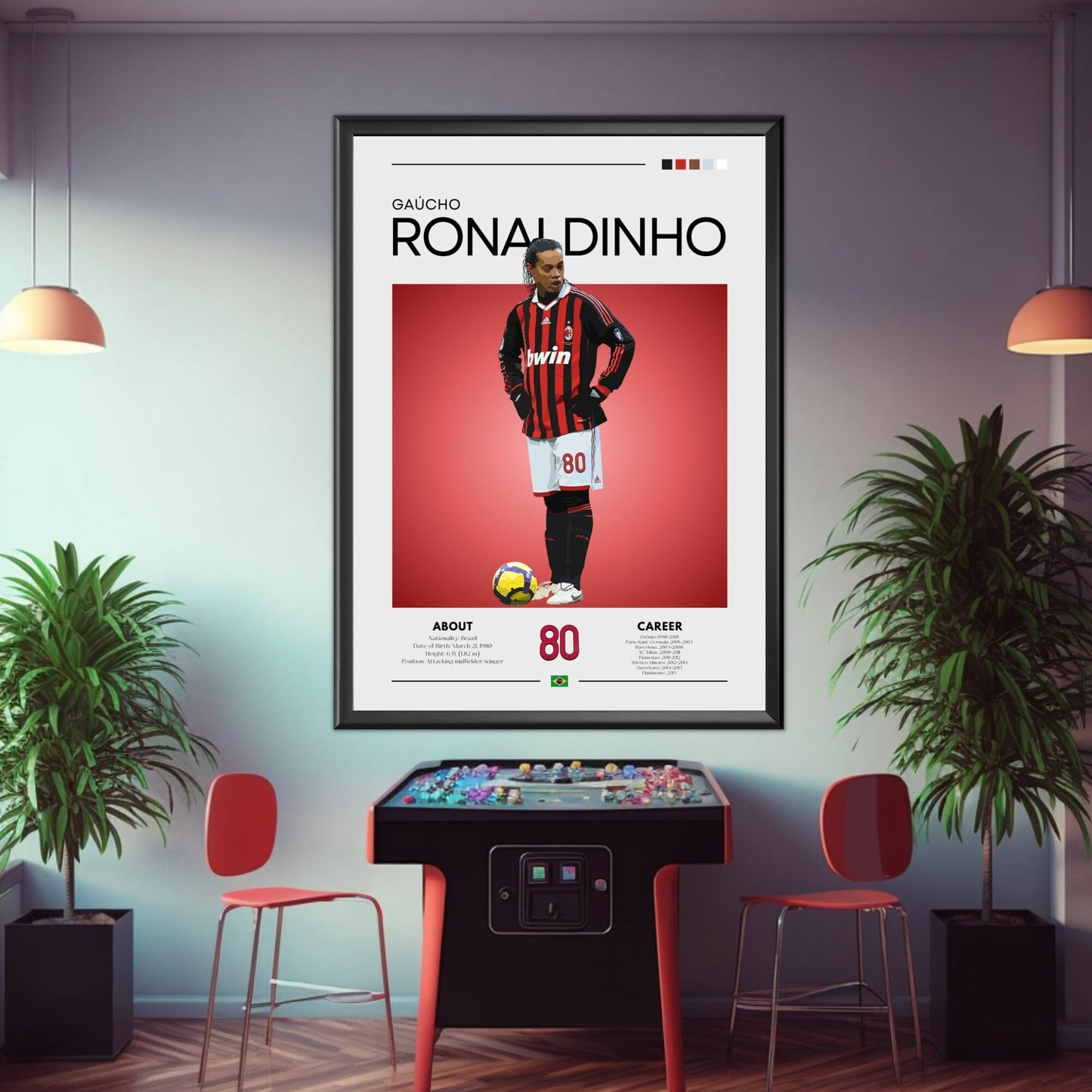 Ronaldinho poster