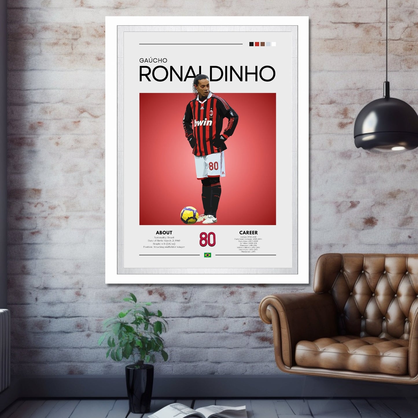 Ronaldinho poster