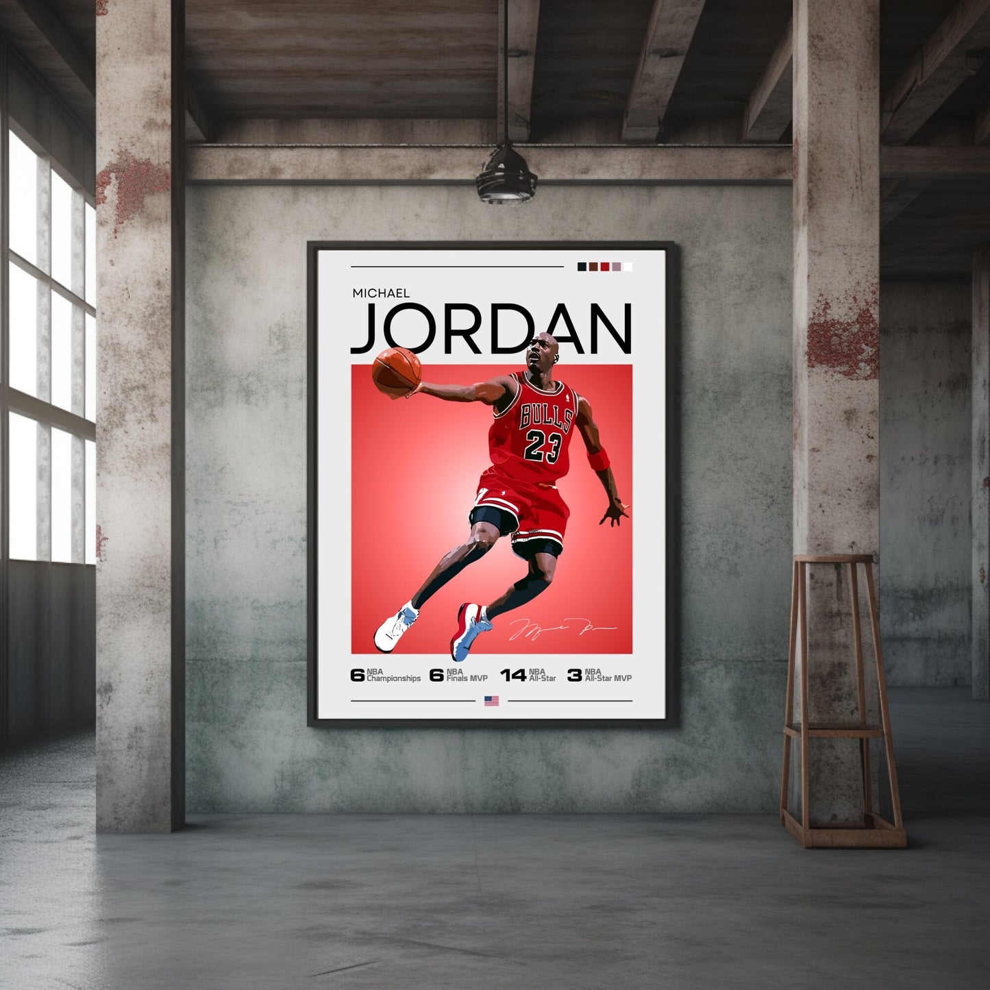 Michael Jordan poster