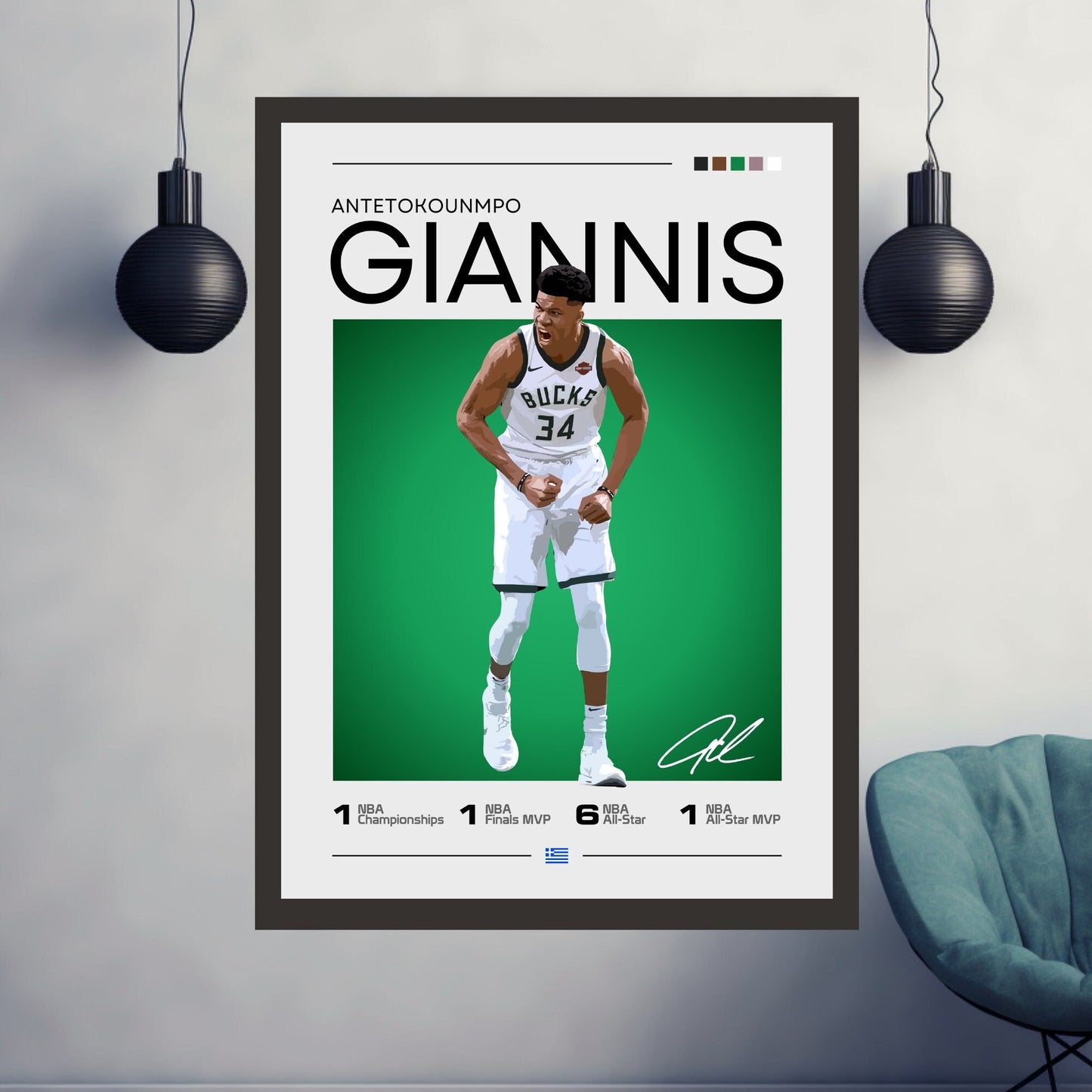 Giannis Antetokounmpo poster