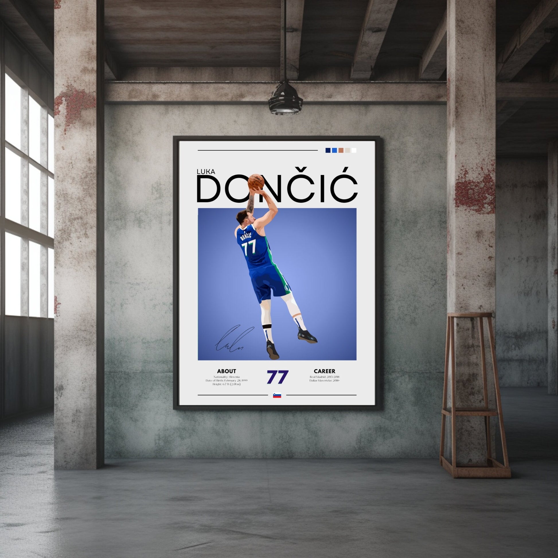 Luka Doncic Poster