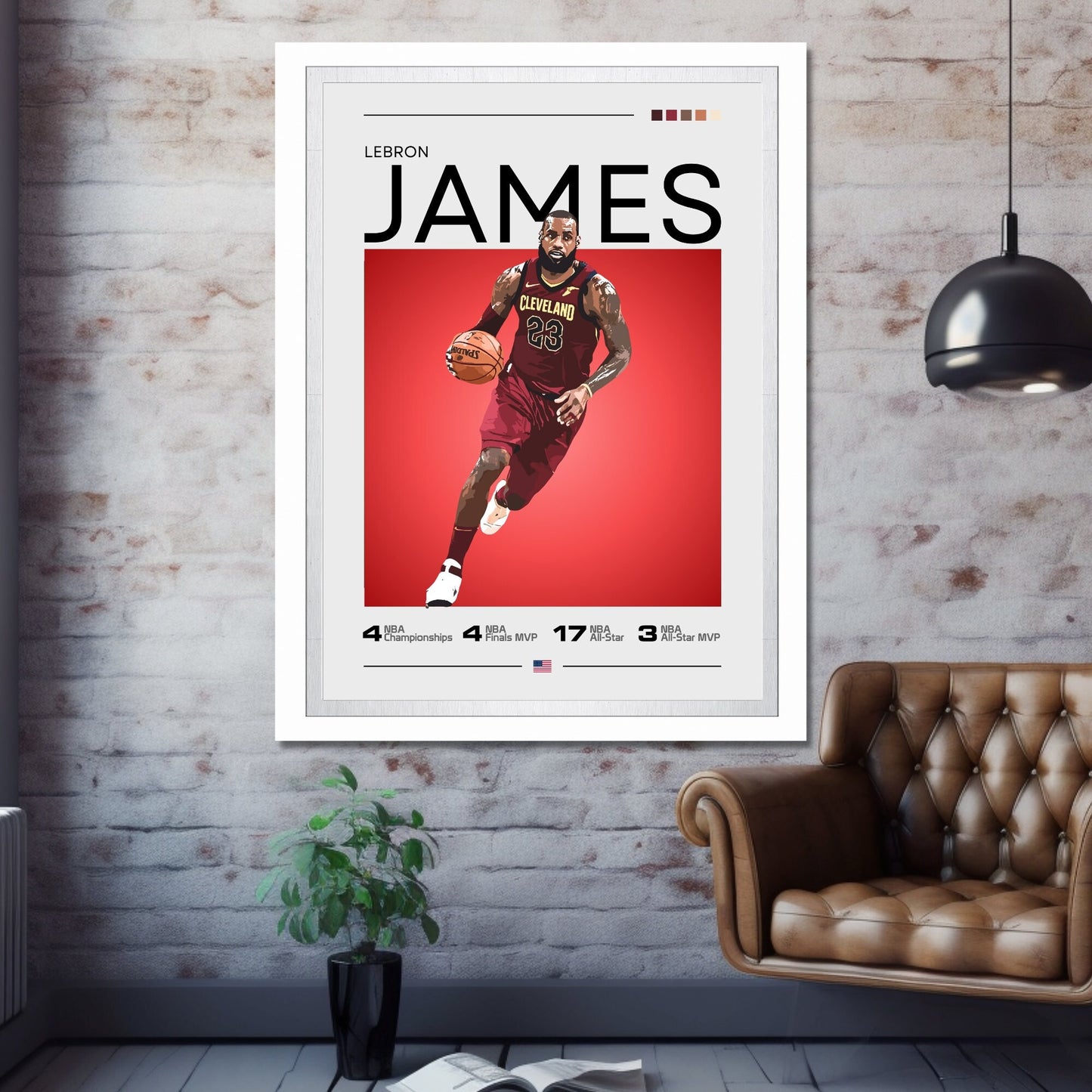 Lebron James Cleveland poster