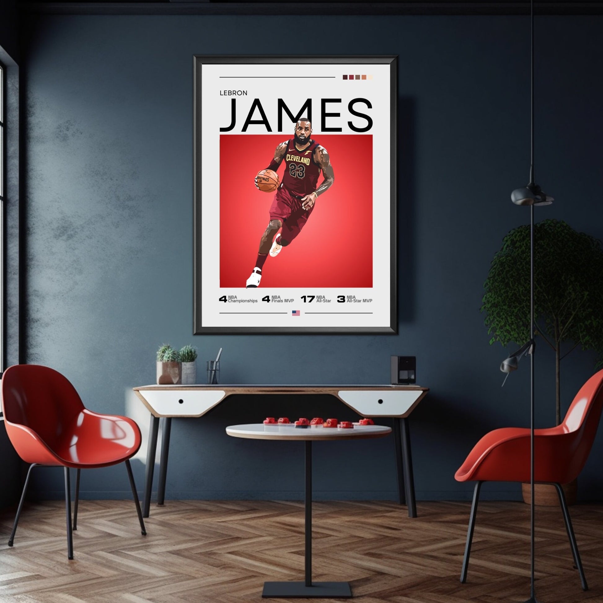 Lebron James Cleveland poster