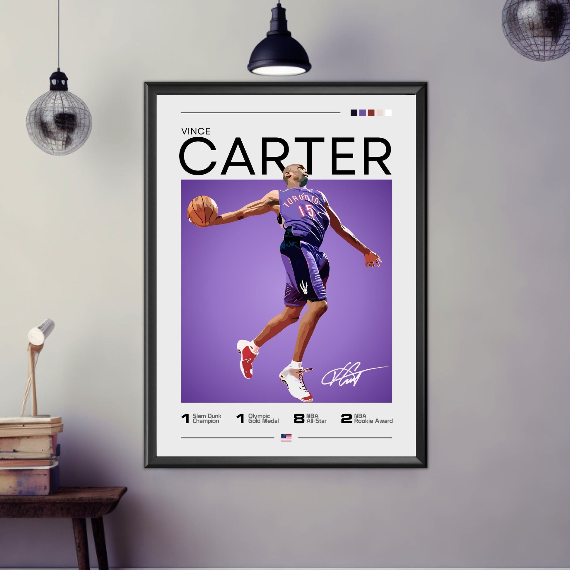 Vince Carter Poster