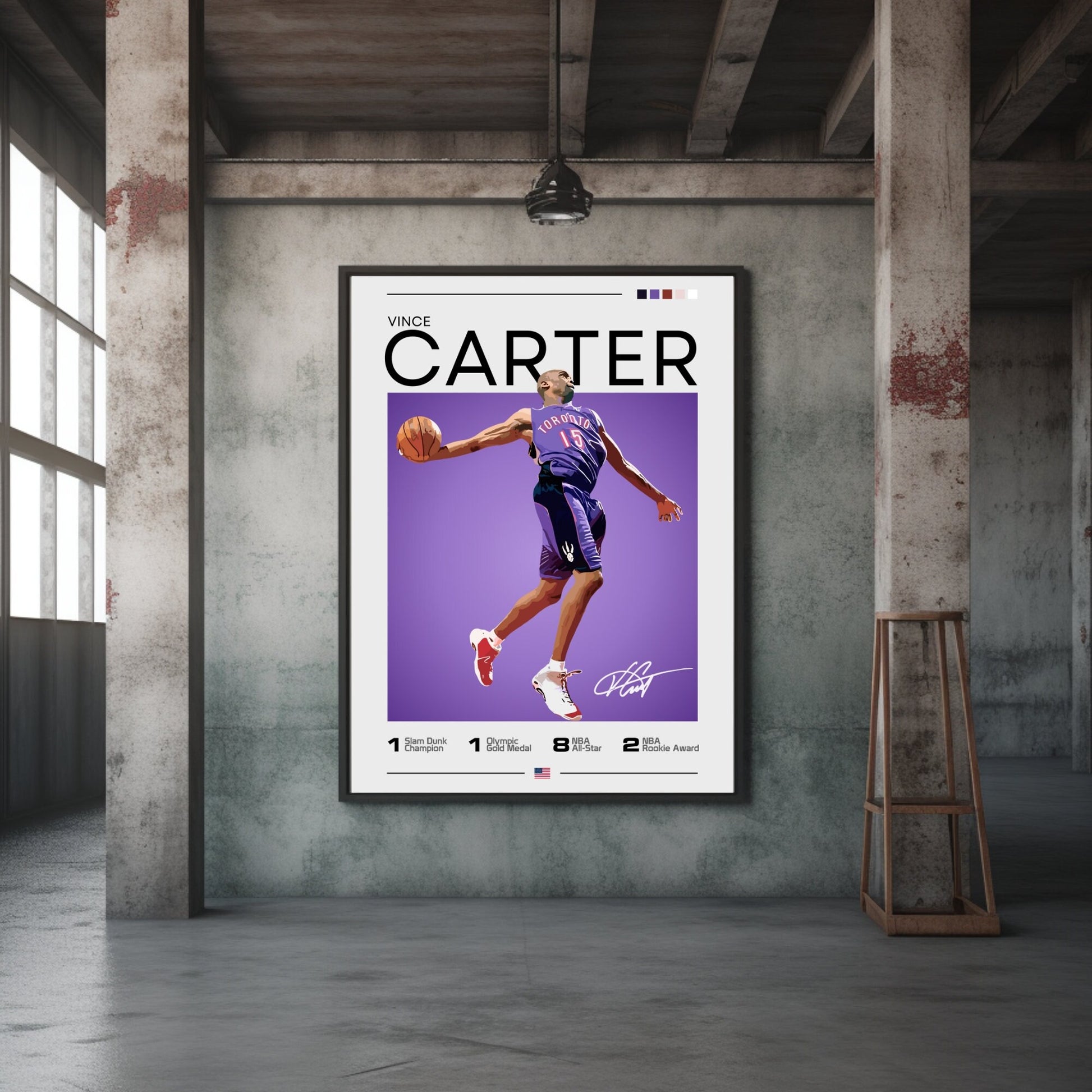 Vince Carter Poster