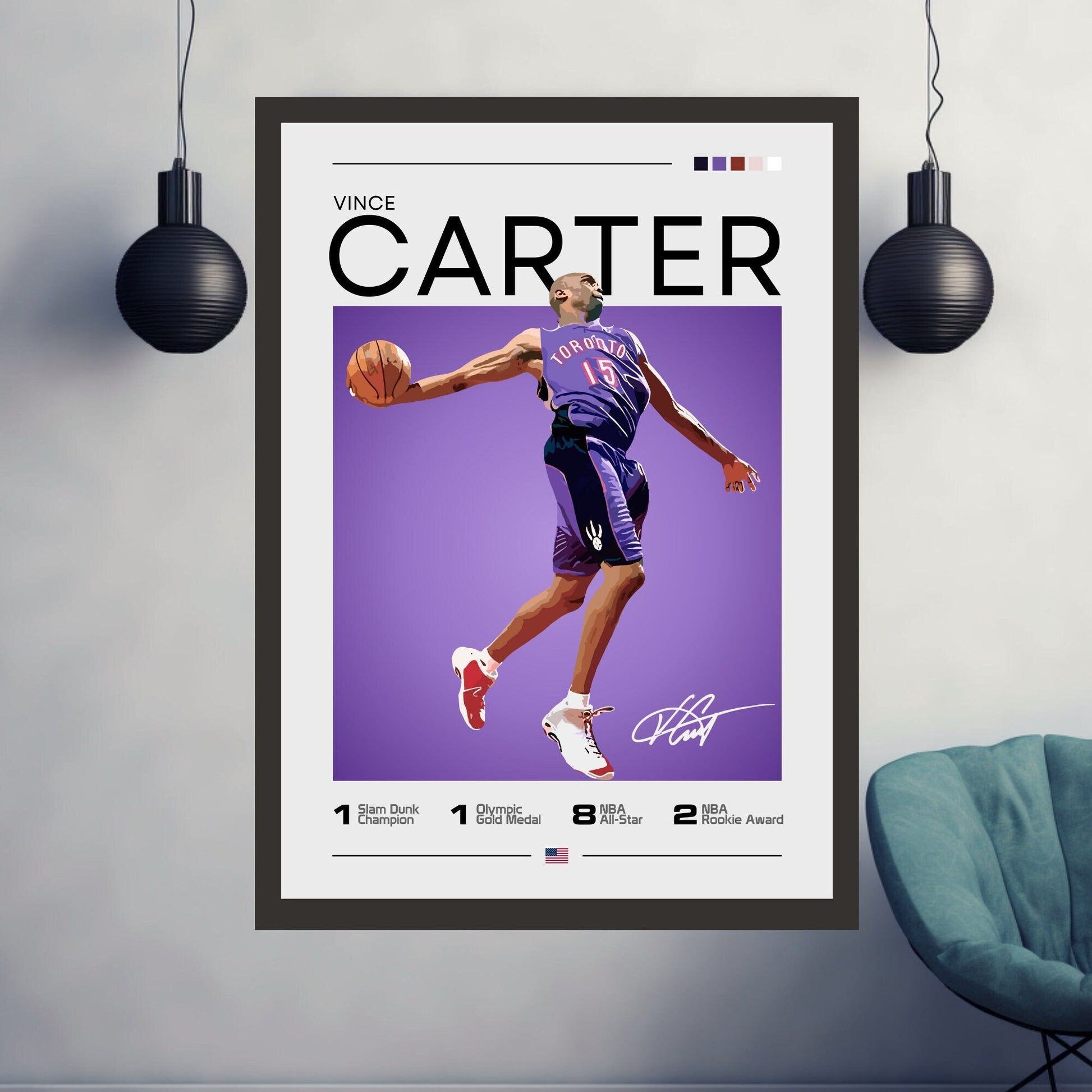 Vince Carter Poster