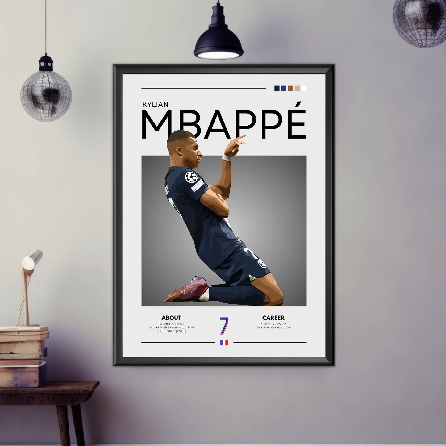 Kylian Mbappe Poster