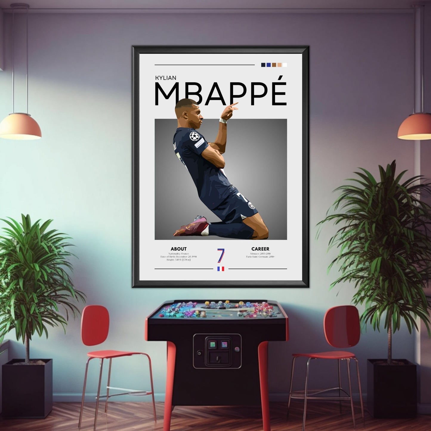 Kylian Mbappe Poster