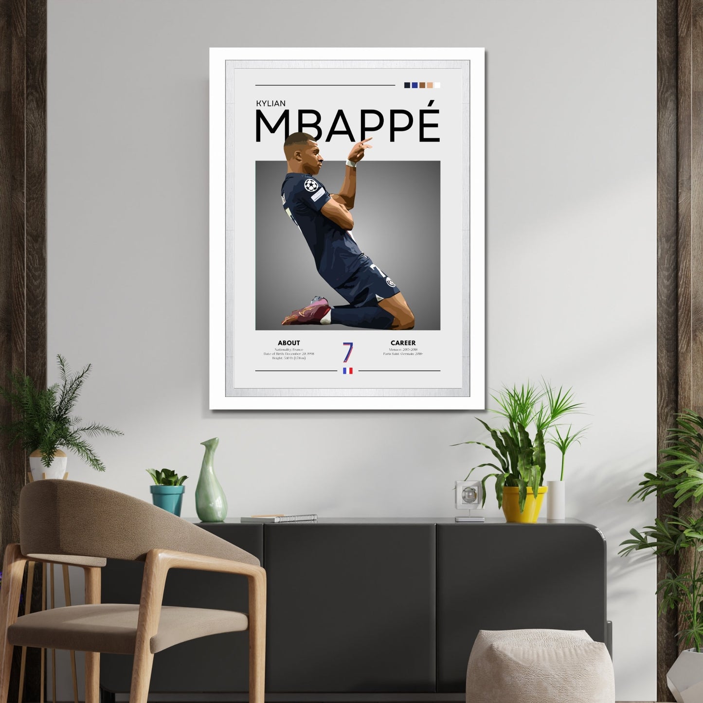 Kylian Mbappe Poster