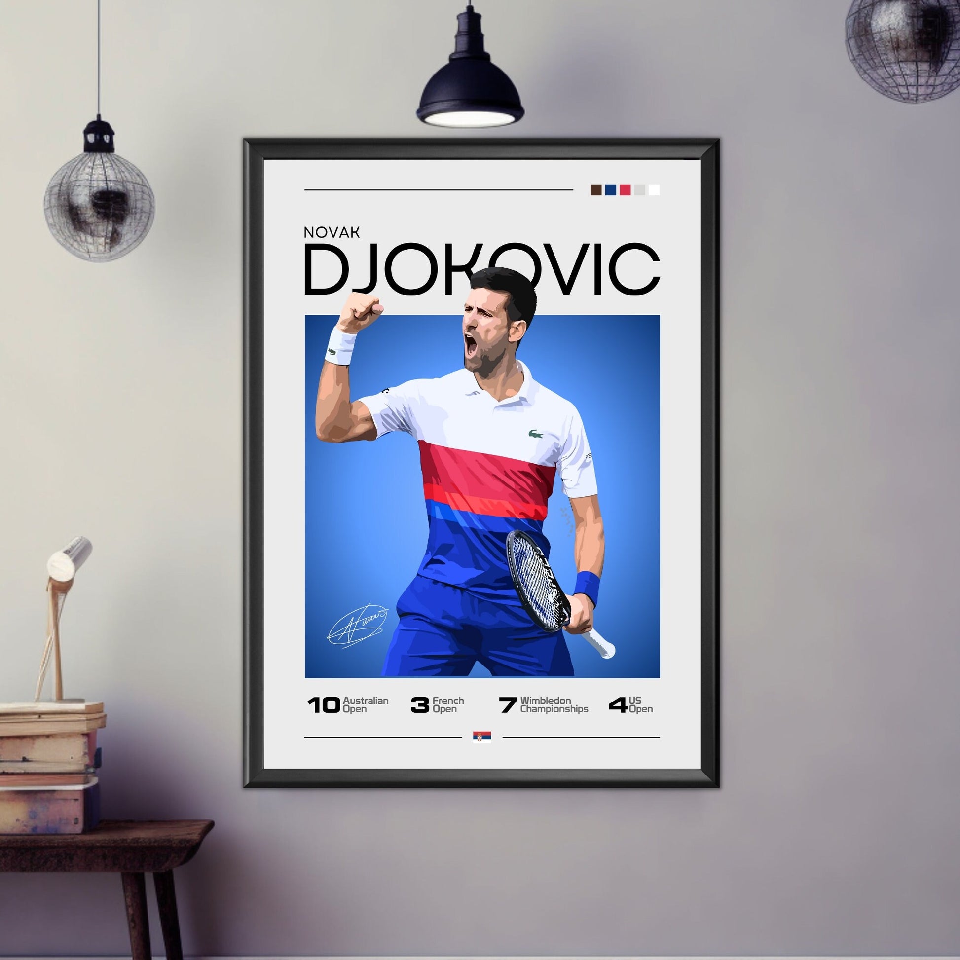 Novak Djokovic poster