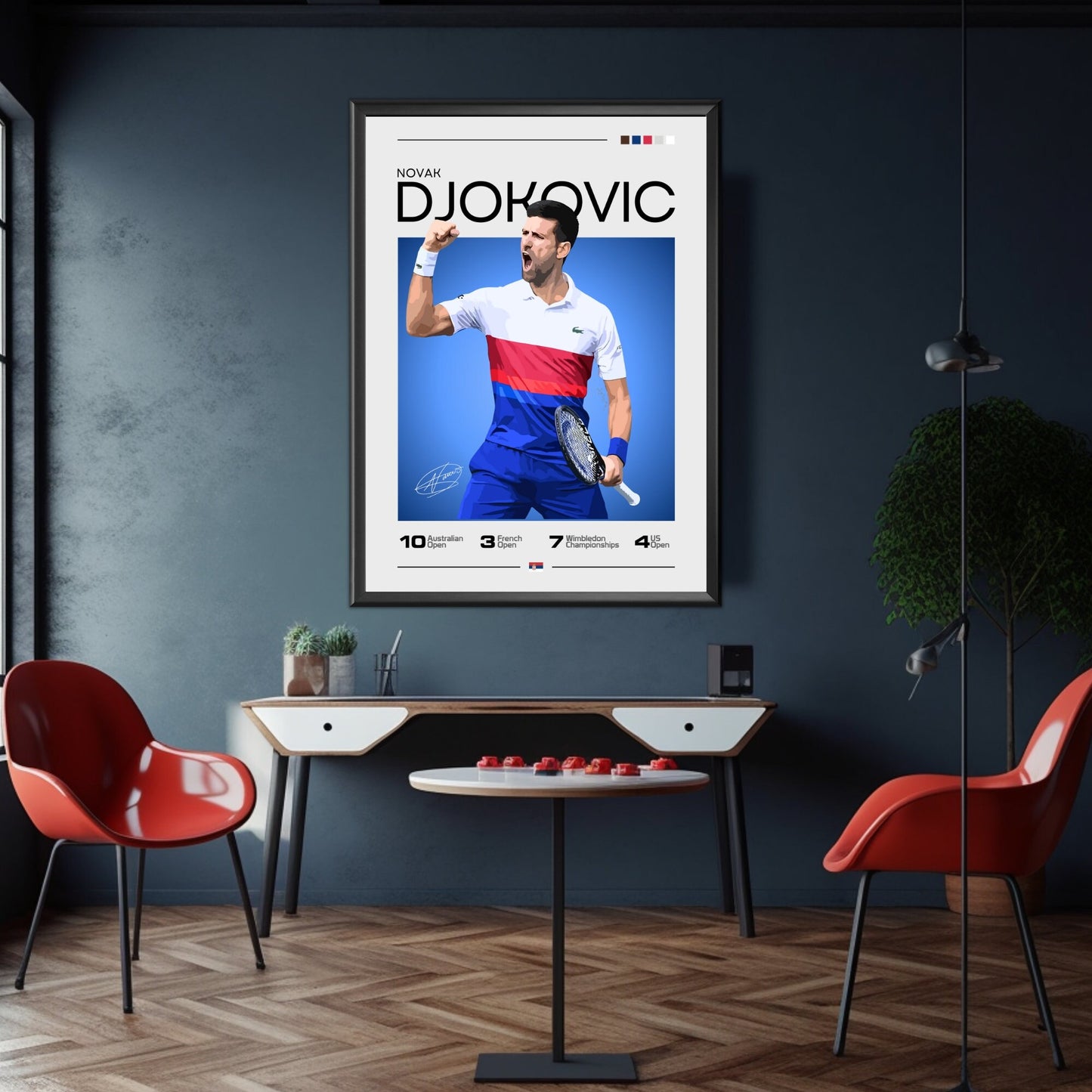 Novak Djokovic poster