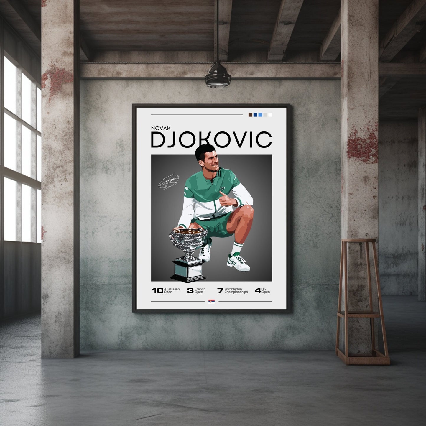 Novak Djokovic Poster