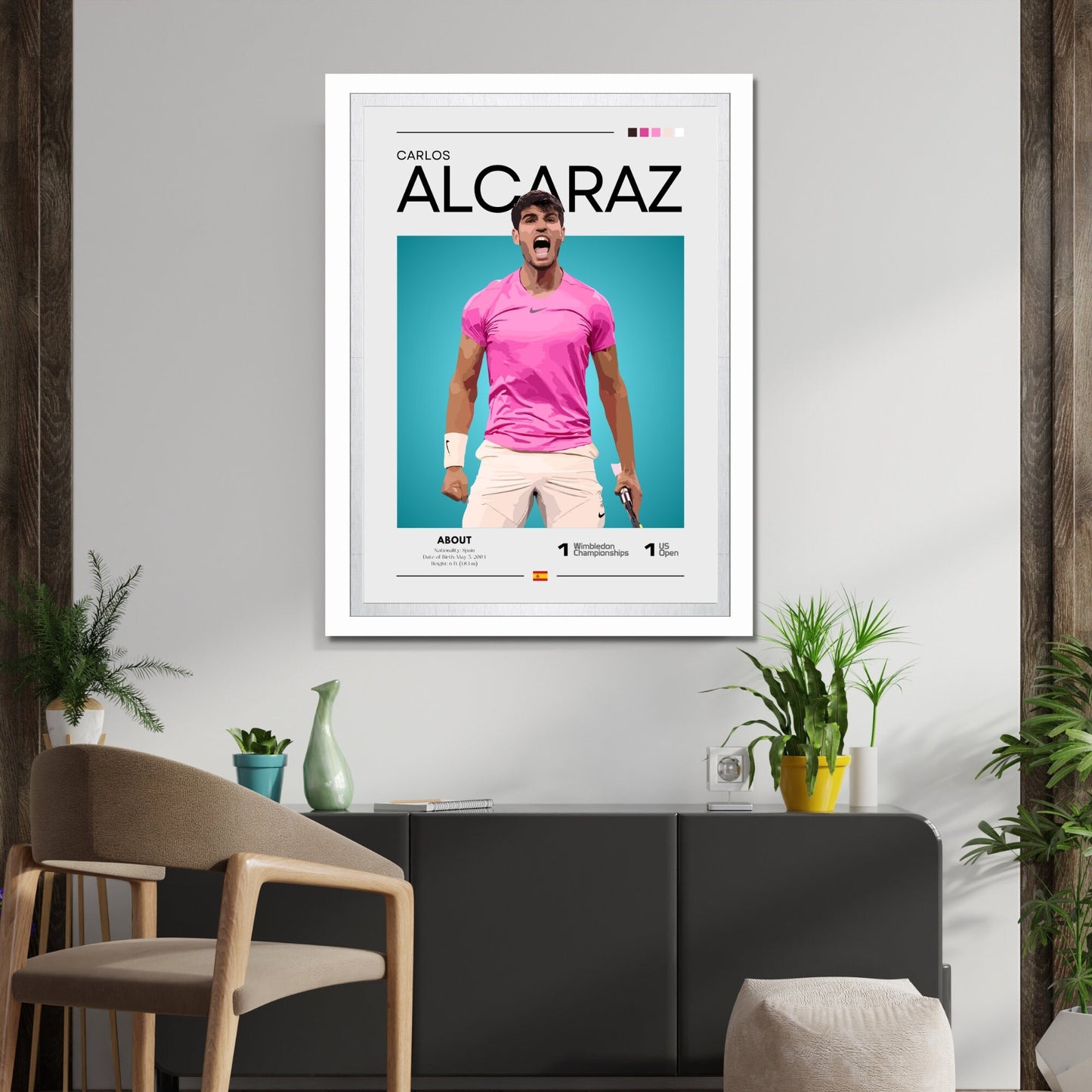 Carlos Alcaraz poster