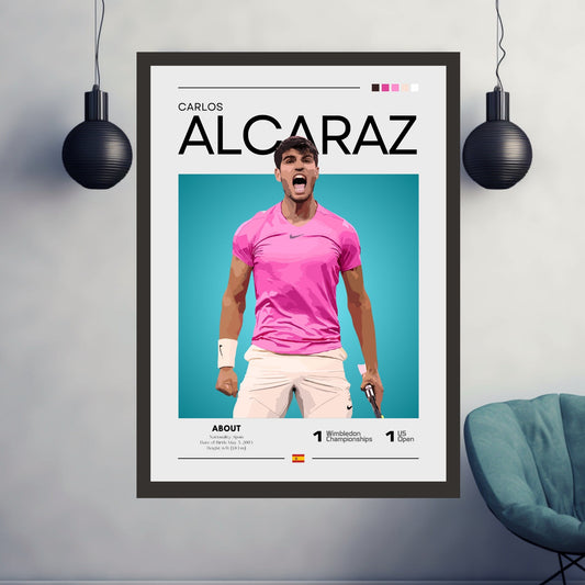 Carlos Alcaraz poster