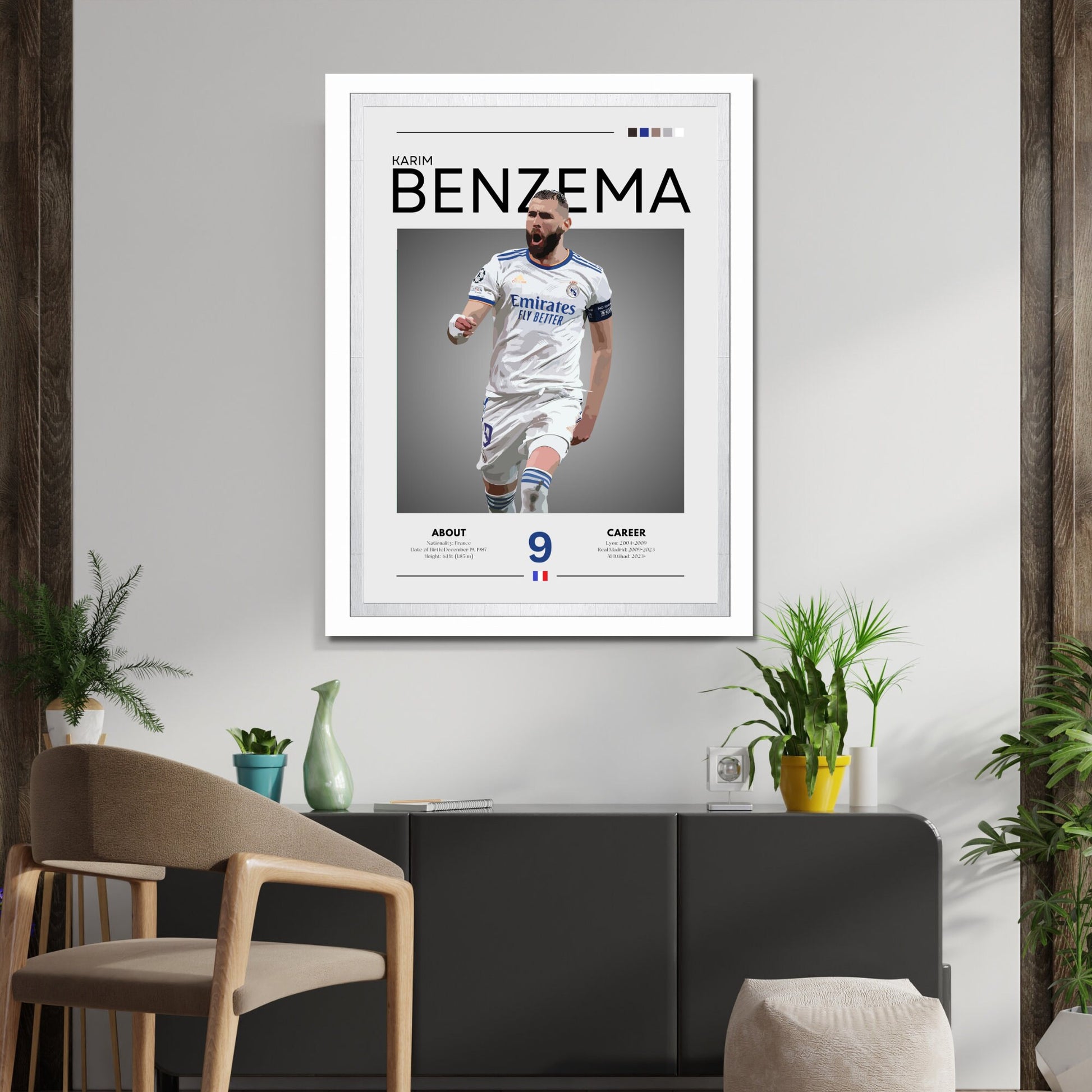 Karim Benzema Real Madrid Poster