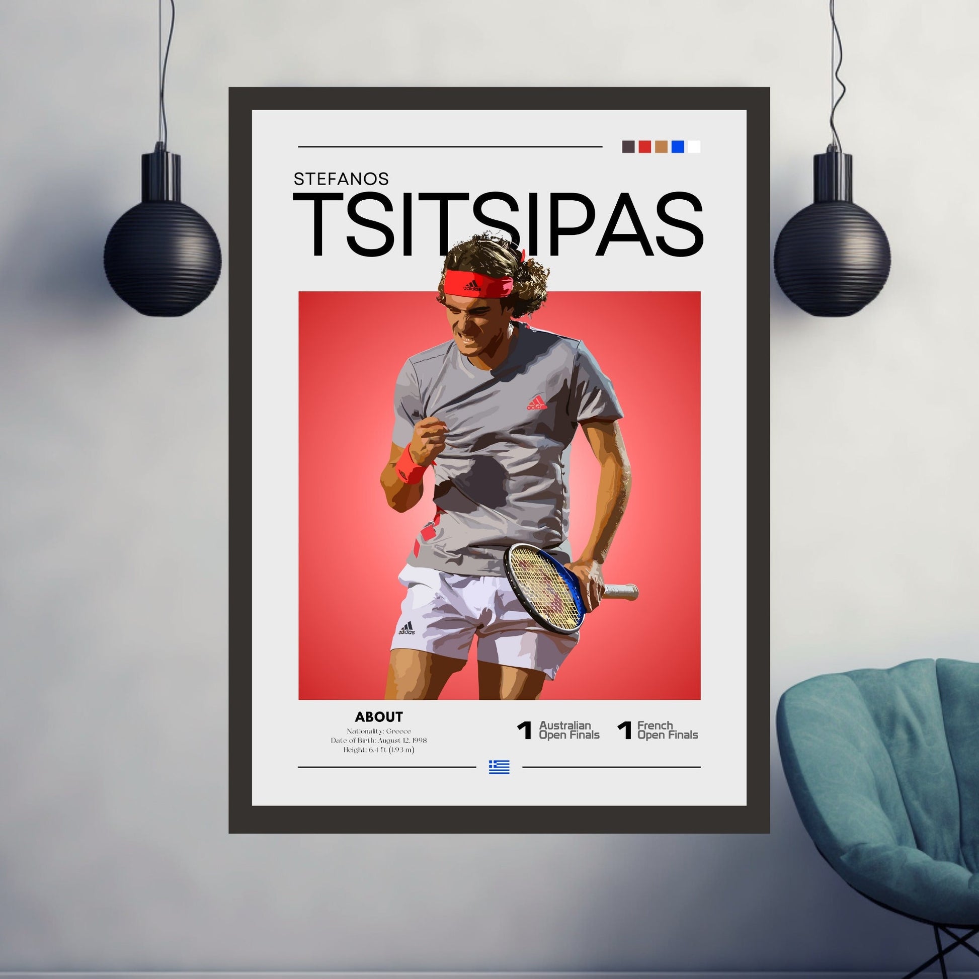 Stefanos Tsitsipas poster