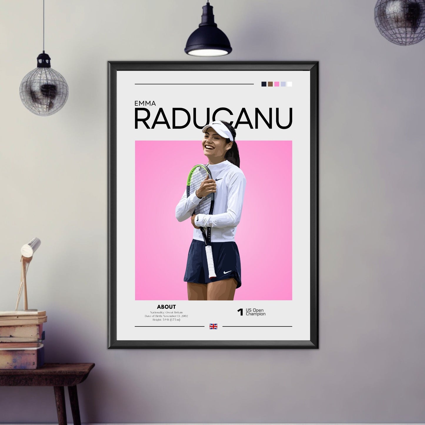 Emma Raducanu poster