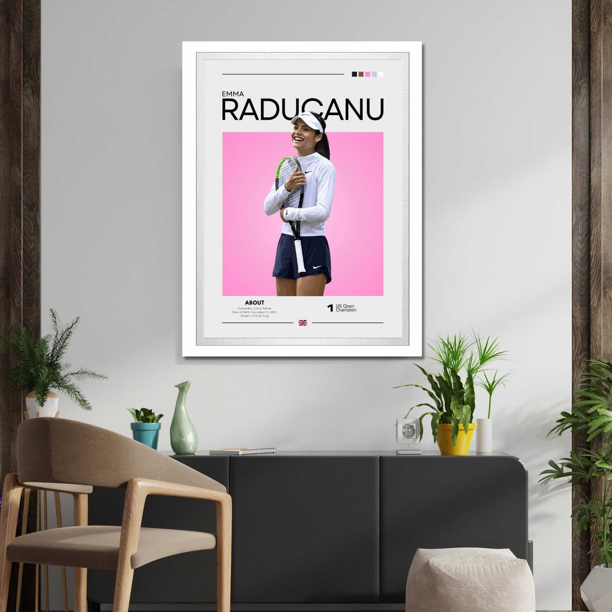 Emma Raducanu poster