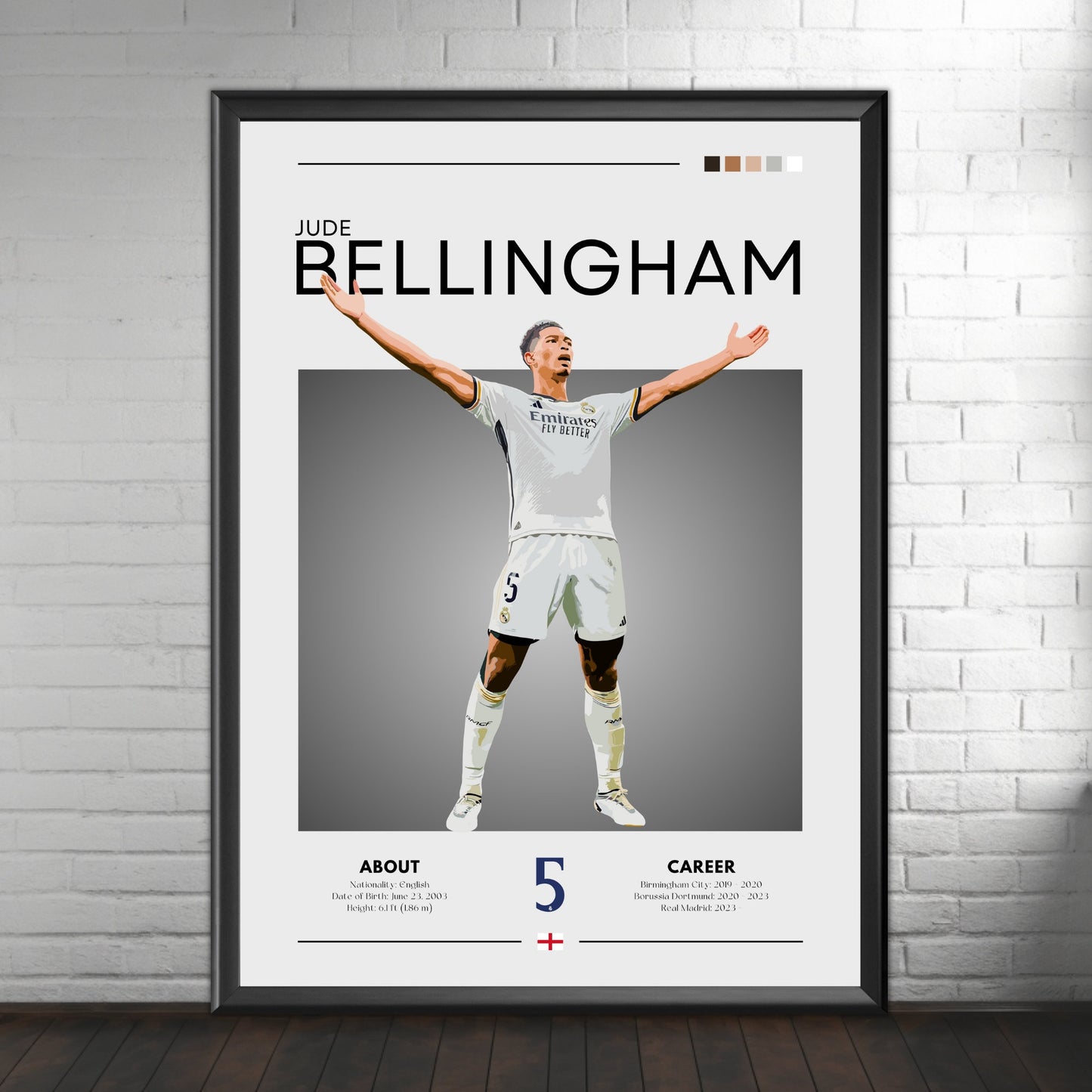 Jude Bellingham Real Madrid Poster