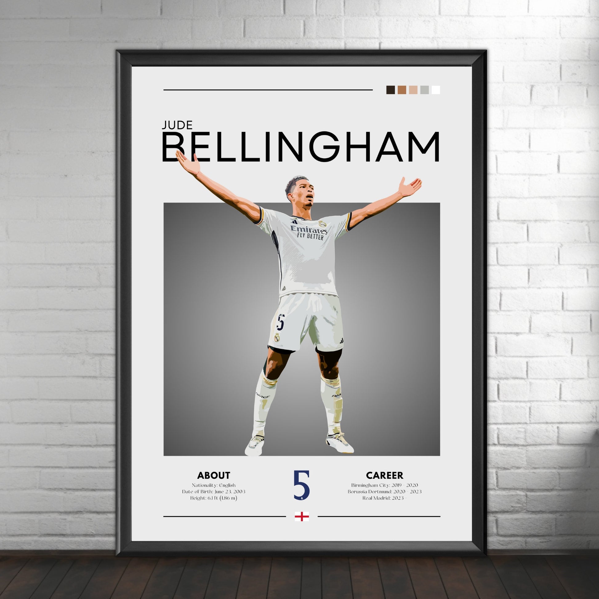 Jude Bellingham Real Madrid Poster